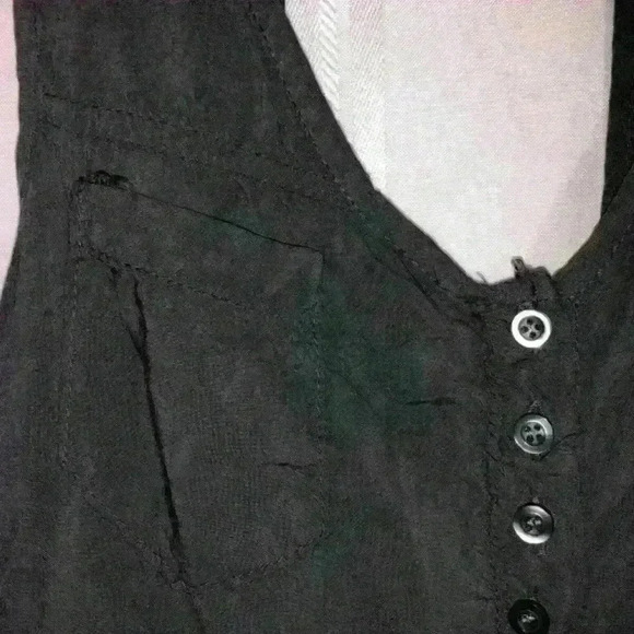 Brandy Melville Gray Hi-Lo V-neck tank top One Sz - Picture 3 of 7